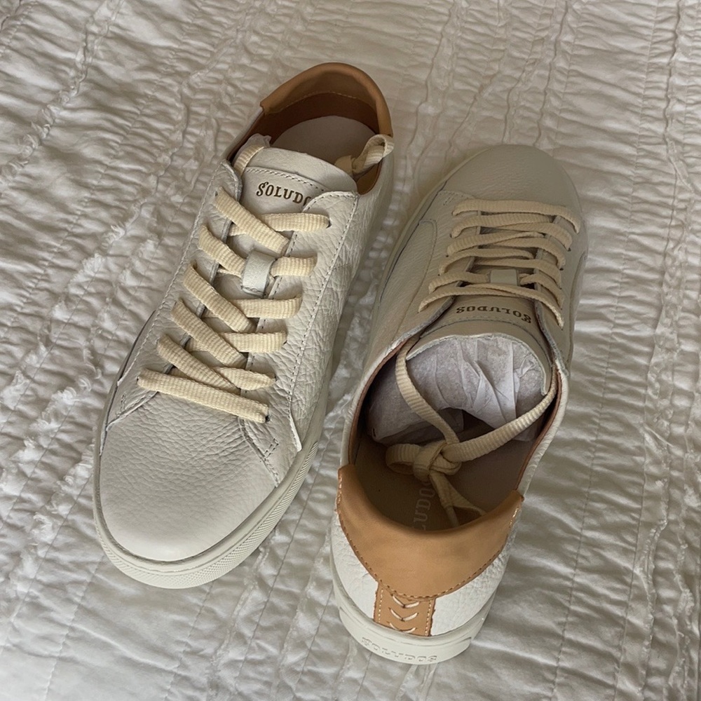 NWT Soludos White Ibiza Sneakers